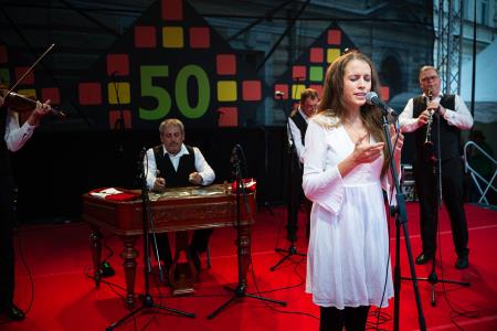 S soncem obsijan drugi festivalski dan 50. Dnevov narodnih noš in oblačilne dediščine v Kamniku (38)